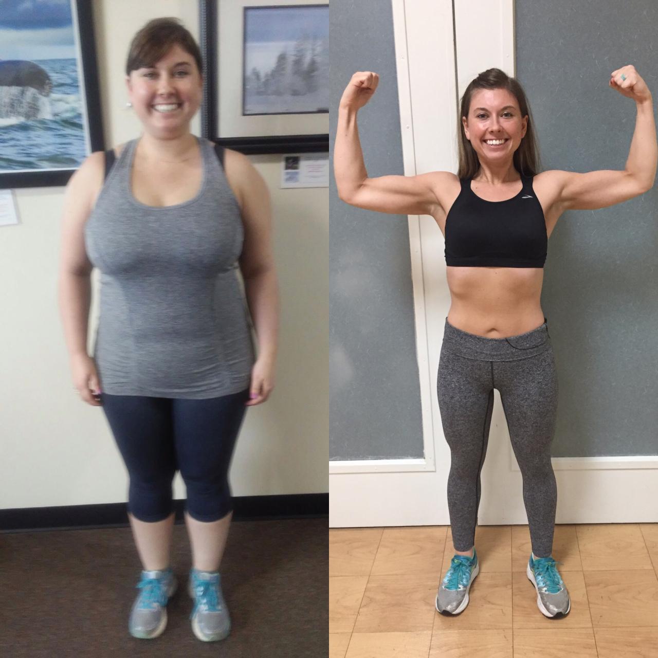 Weight loss 40 pound after before pounds popsugar lost lose look program claire story losing break transformation article